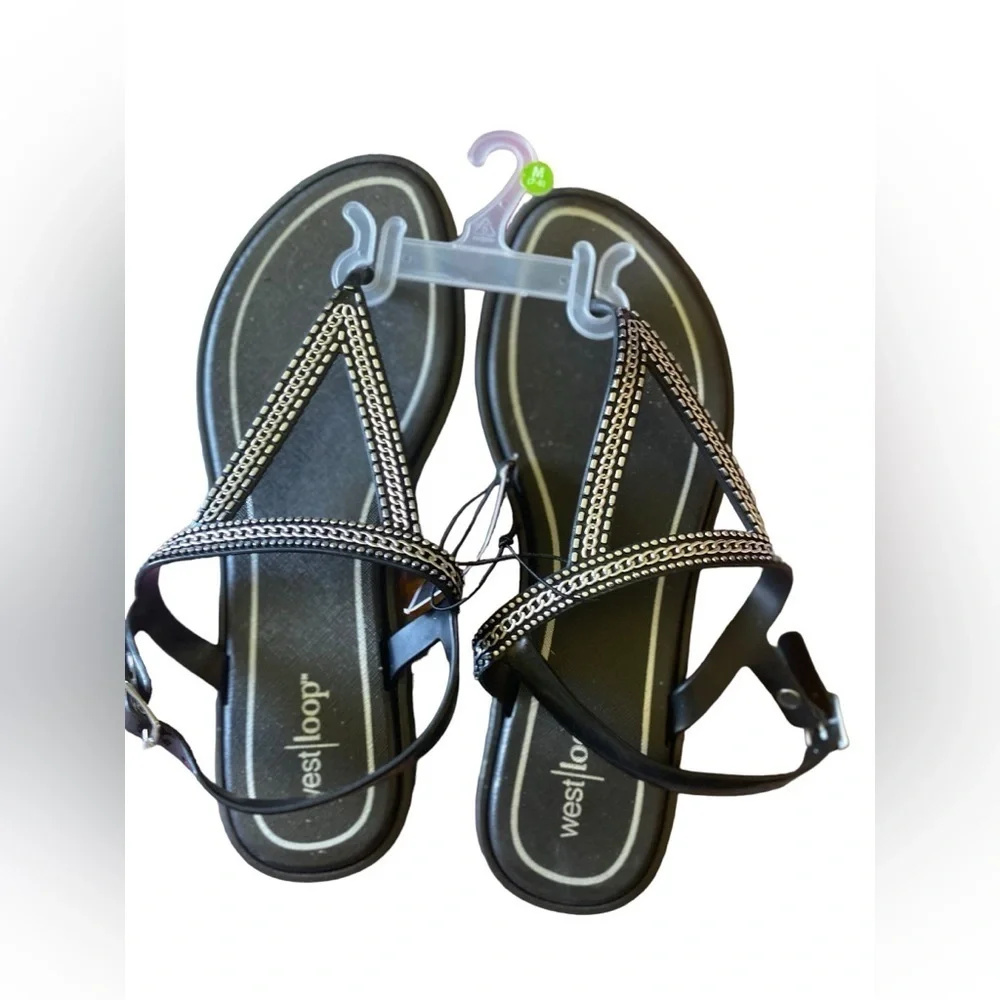 Women’s plastic pool beach sandal size Medium 7/8 new With Tag